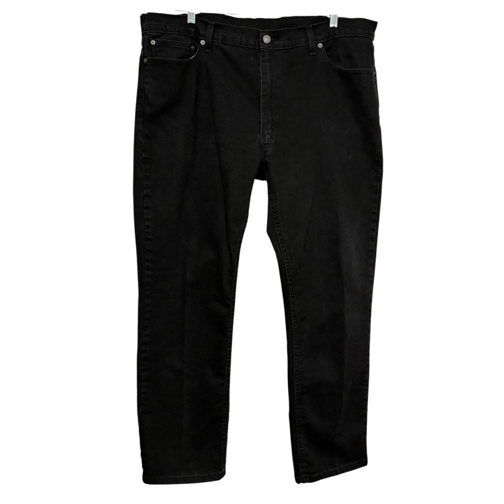 Vintage Levi's 541 Athletic Fit Black Jeans Mens 40x30 Black Patch 5 Pocket